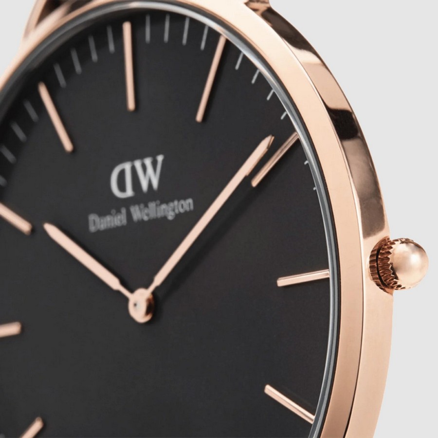 Đồng Hồ Dw Daniel Wallington Classic Dover Nam Đen Trắng